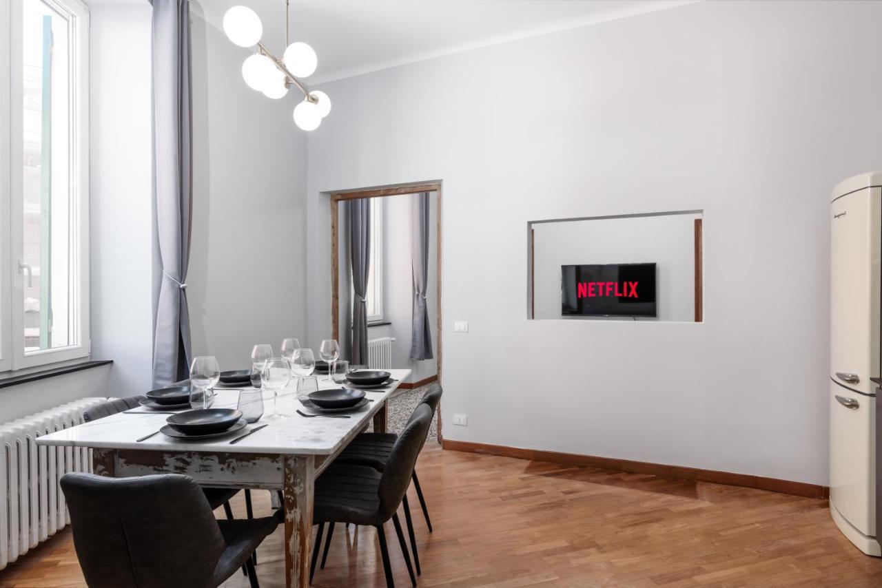 Esclusivo 130 Mq + Terrazzo Via San Vincenzo Lägenhet Genua Exteriör bild